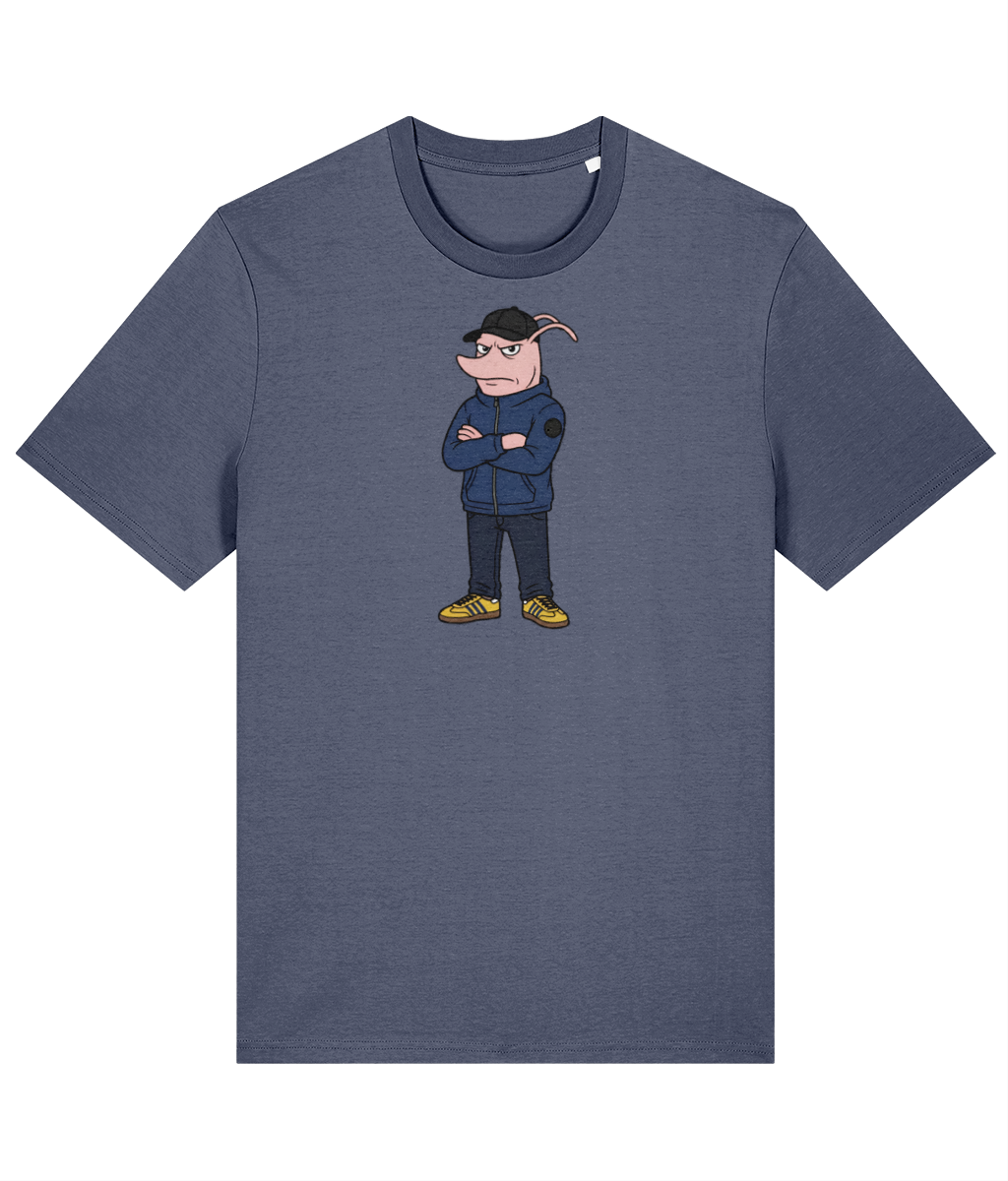 Southend United Mascot Casual T-shirt in blue grey