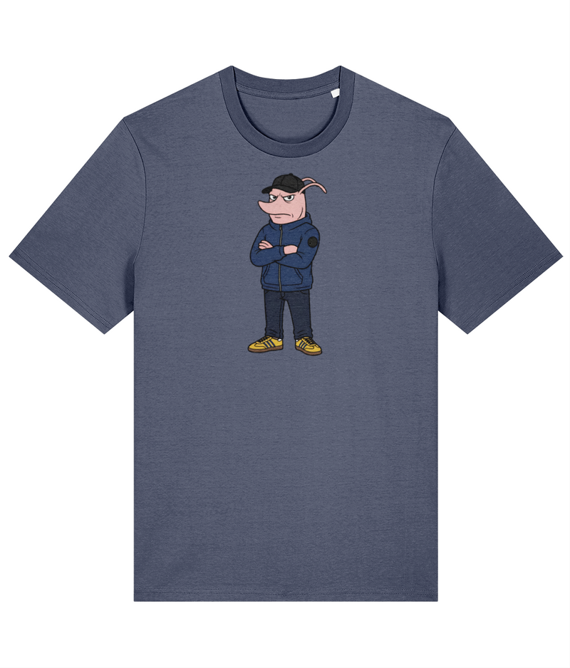 Southend United Mascot Casual T-shirt in blue grey