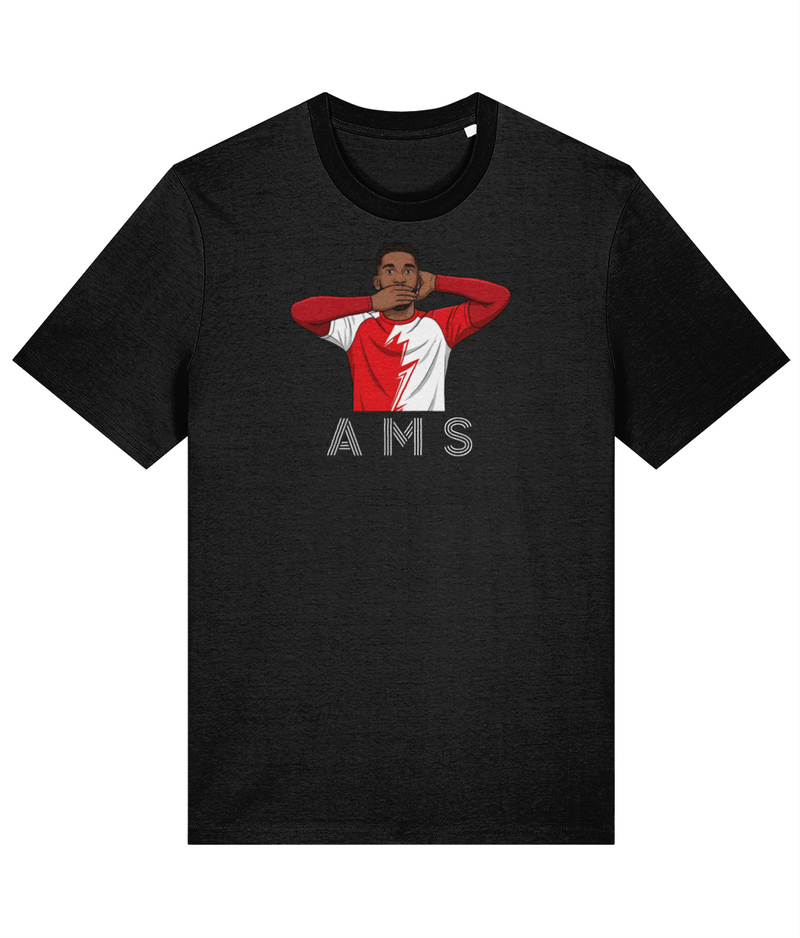 Kidderminster Harriers AMS White T-shirt in black