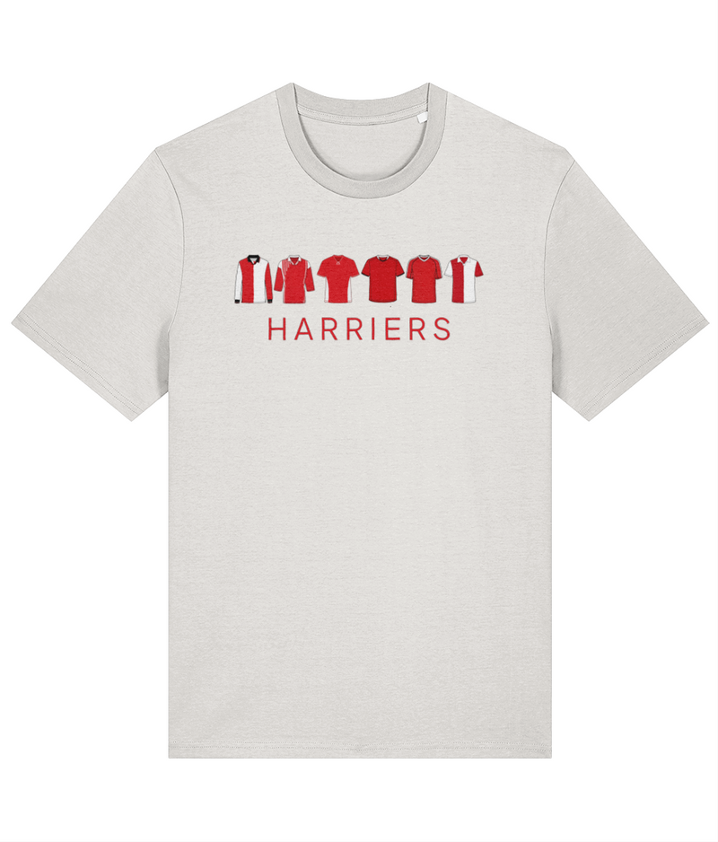 Kidderminster Harriers Home Shirts Pre 2011 T-shirt in vintage white