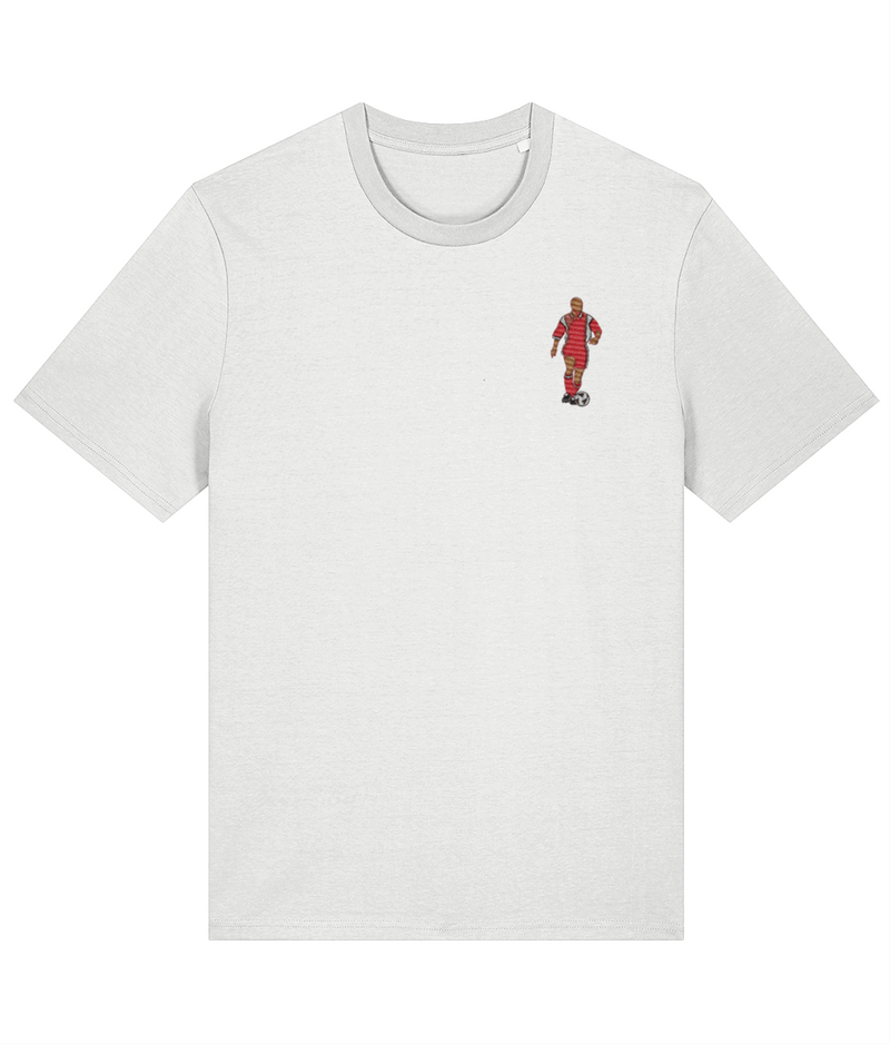 Kidderminster Harriers Club Icon Smudger embroidered T-shirt in white