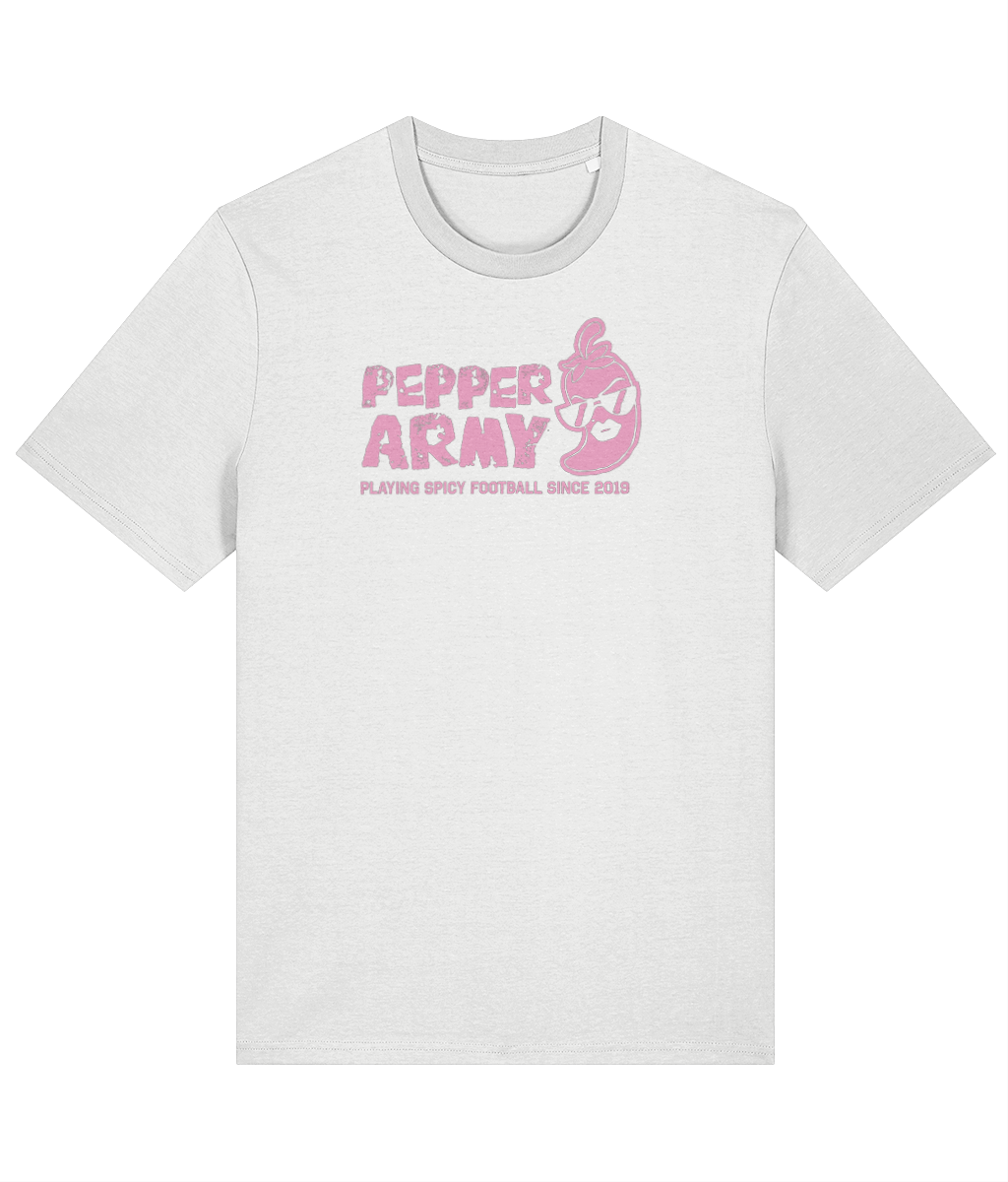 Dulwich Hamlet Women Pepper Army T-shirt in white