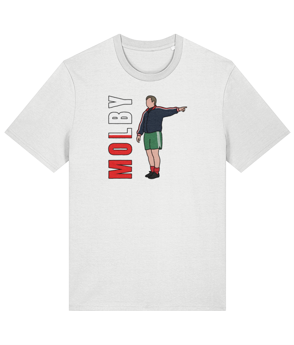 Kidderminster Harriers Club Icon Molby T-shirt in white