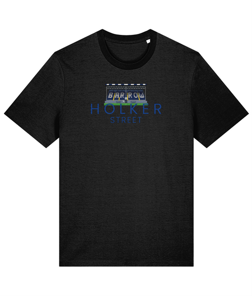 Barrow AFC Holker Street T-shirt in black