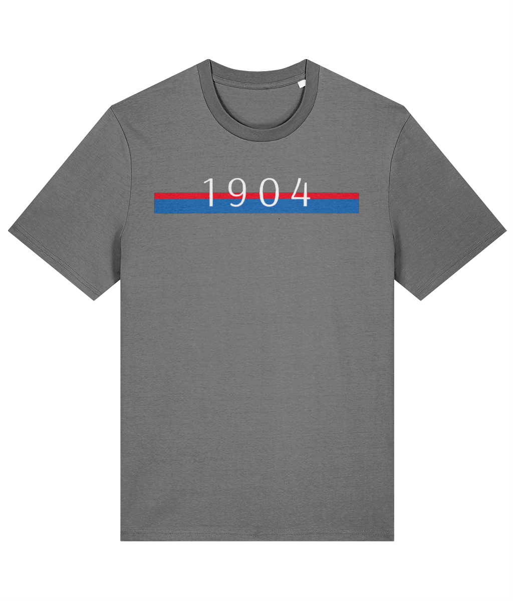 Carlisle United 1904 T-shirt in mid heather grey