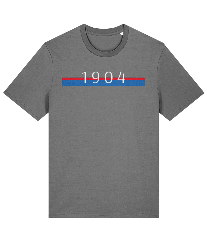 Carlisle United 1904 T-shirt in mid heather grey