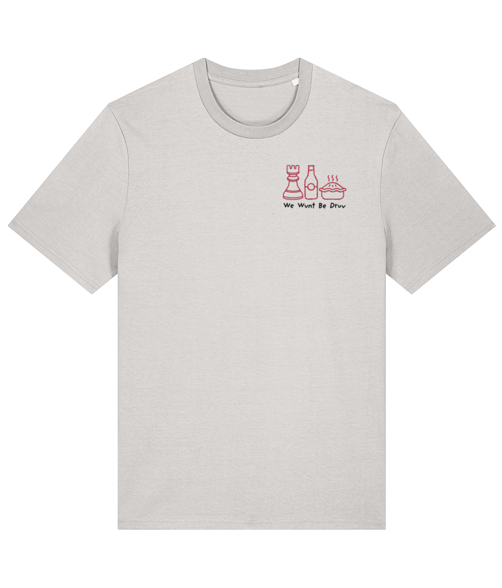 Lewes We Wunt Be Druv T-shirt in off white