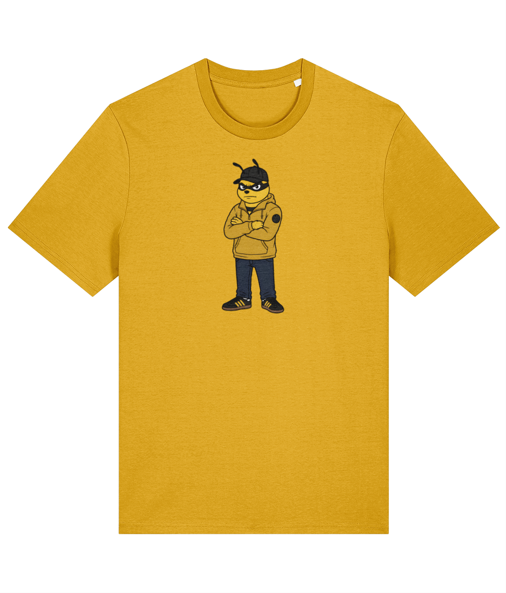 Hebburn Town Mascot Casual T-shirt in spectra yellow