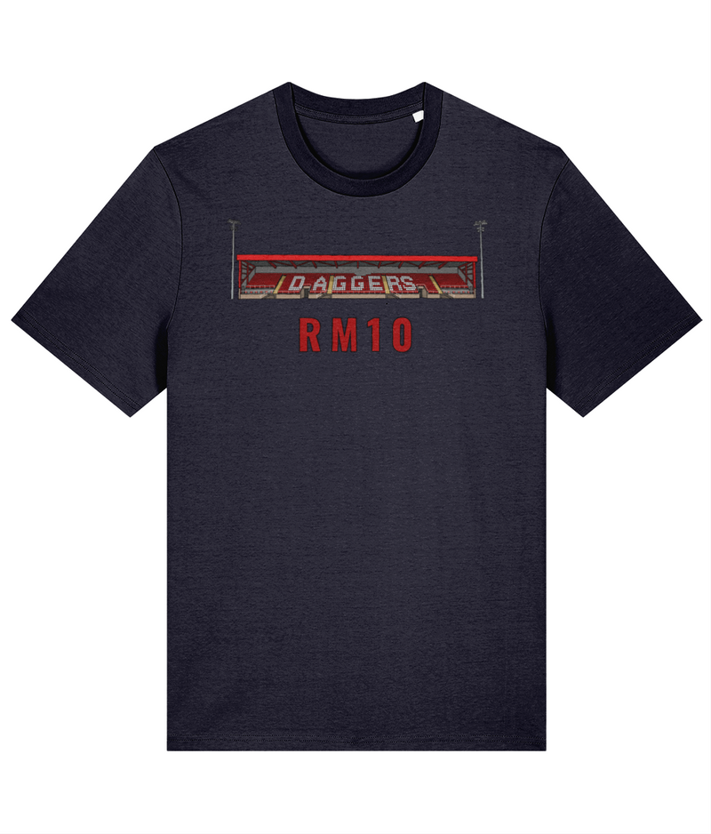 Dagenham & Redbridge RM10 T-shirt in french navy