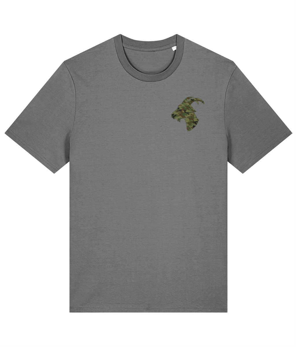Gateshead Heed Army T-shirt in mid heather grey