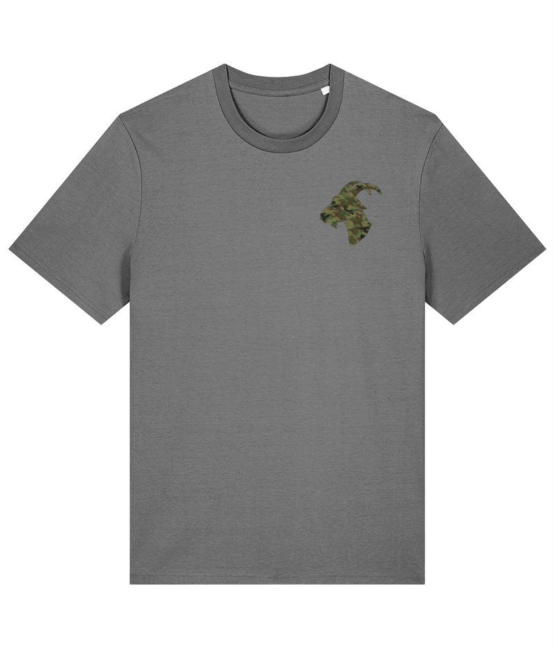 Gateshead Heed Army T-shirt in mid heather grey