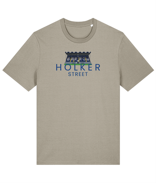 Barrow AFC Holker Street T-shirt in stone
