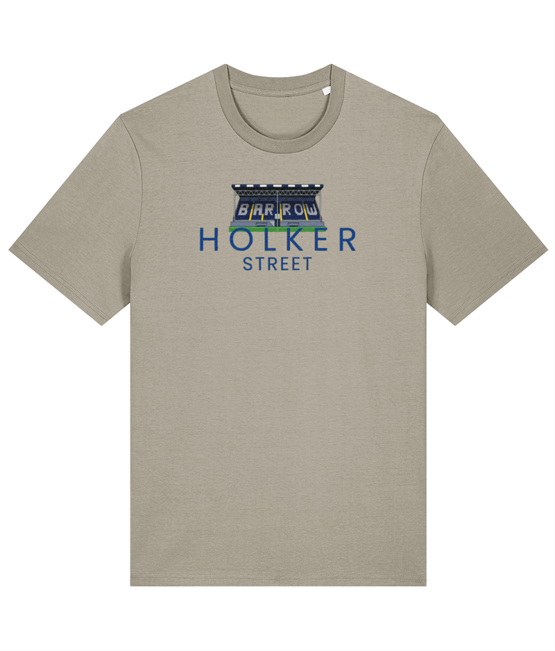 Barrow AFC Holker Street T-shirt in stone