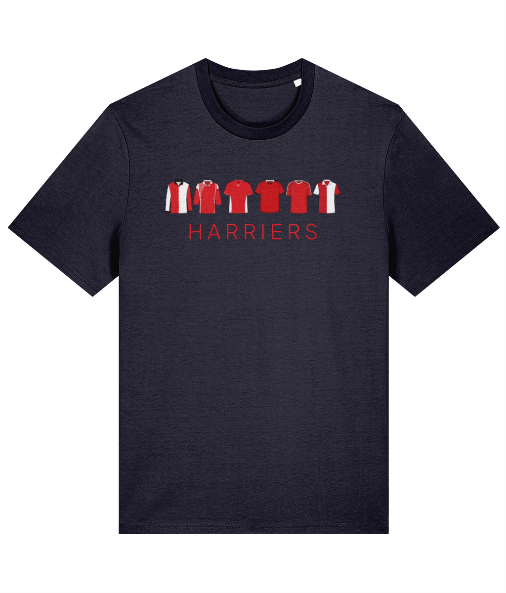 Kidderminster Harriers Home Shirts Pre 2011 T-shirt in french navy