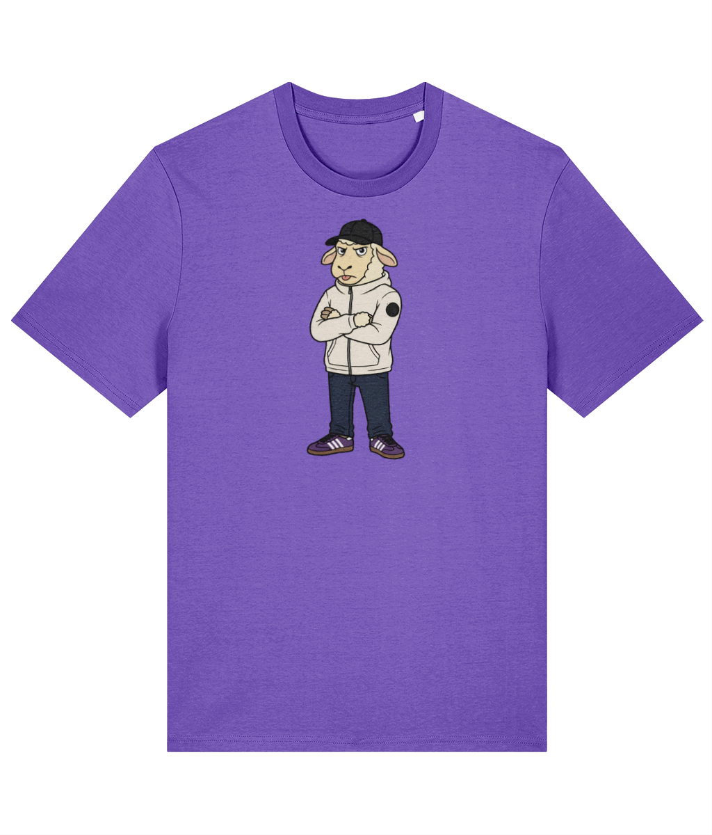 Merthyr Town Mascot Casual T-shirt in purple love