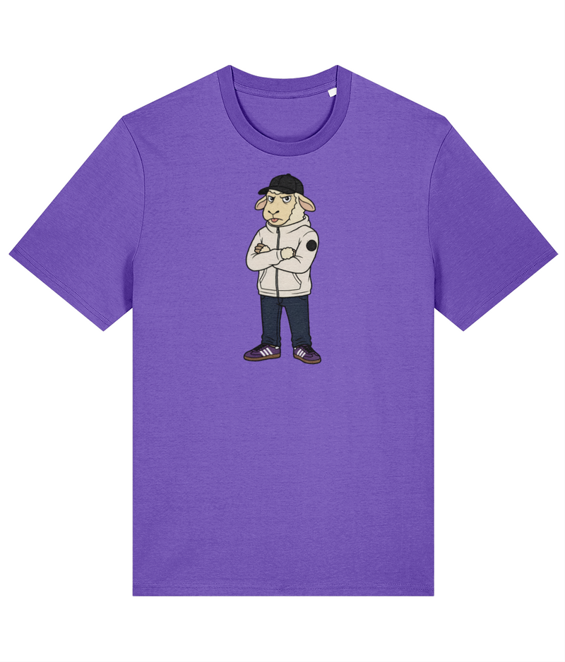 Merthyr Town Mascot Casual T-shirt in purple love