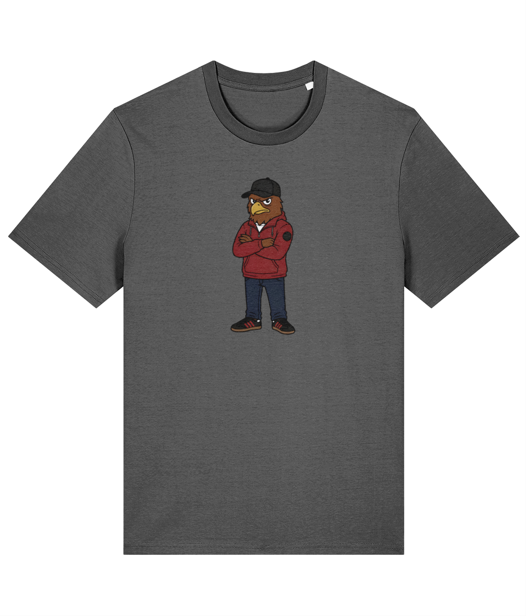 Kidderminster Harriers Mascot Casual T-shirt in anthracite