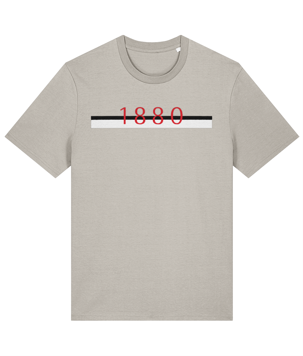 Hednesford Town 1880 T-shirt in heather haze